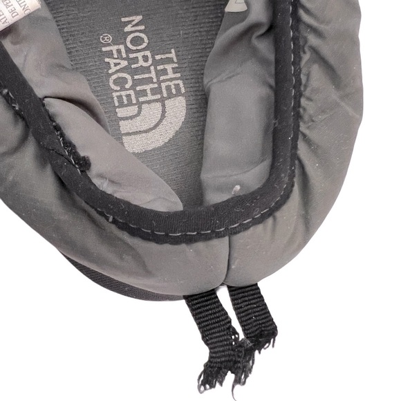The North Face Black Gray Puffer Slippers Men's L - Picture 6 of 9